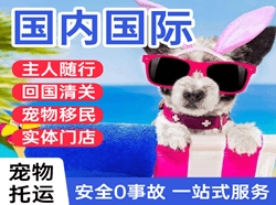 阜阳航空邮寄国际宠物托运 【国